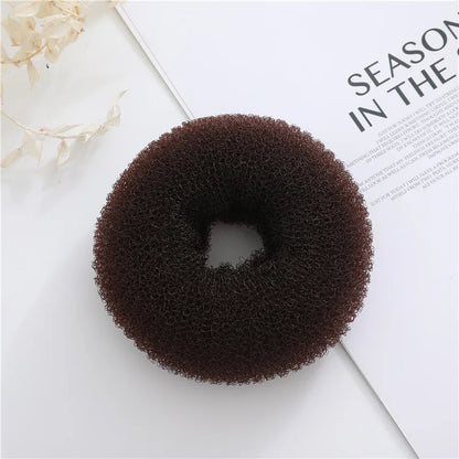 1pc Fashion Hair Styling Hair Bun Donut Foam Sponge Easy Big Ring Hair Styling Tools Women Girls Hair Accessories