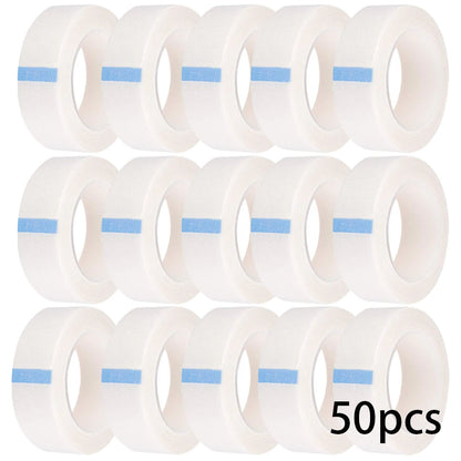 3/10/50pcs Micropore Lash Tape Under Eye Tapes Breathable Fabric Medical Tapes For Eyelashes Extension Supplies Lashes Tools
