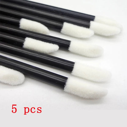 Makeup Brushes 5/50/100 Pcs Black Lip Brushes Applicator Eyelash Brushes Gloss Lipstick Wands Cosmetic Professional Make Up Tool