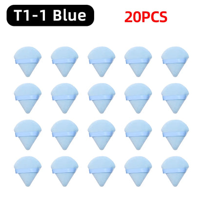 OGEYERO Velvet Triangle Powder Puff Make Up Sponges for Face Eyes Contouring Shadow Seal Cosmetic Foundation Makeup Tool