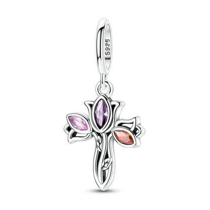 New 925 Sterling Silver Cosmic Star Moon Charms Pendants For Women Fit Original Bracelet DIY Jewelry Gifts