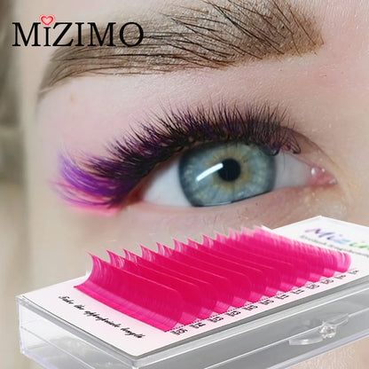 The Royal Blue Color 8-15 Length Is Mixed With Natural Softness To Extend The Professional Grafting False Eyelash Makeup 0.07