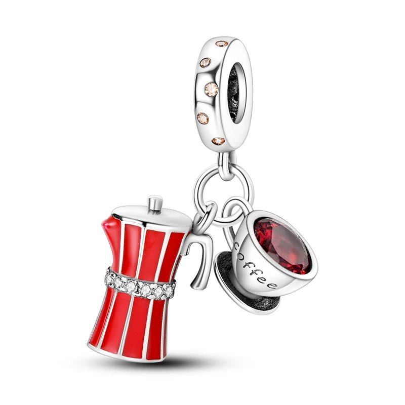 Charm Hot Sales 925 Silver Original Charms Beads Fit Pendant Charm Bracelet Dangle for Women DIY Fine Jewelry Making
