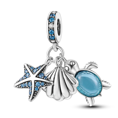 925 Silver Rainbow Flower Dragonfly Charms Dangle Charm Animal Bead Fit Original Bracelet Jewelry DIY