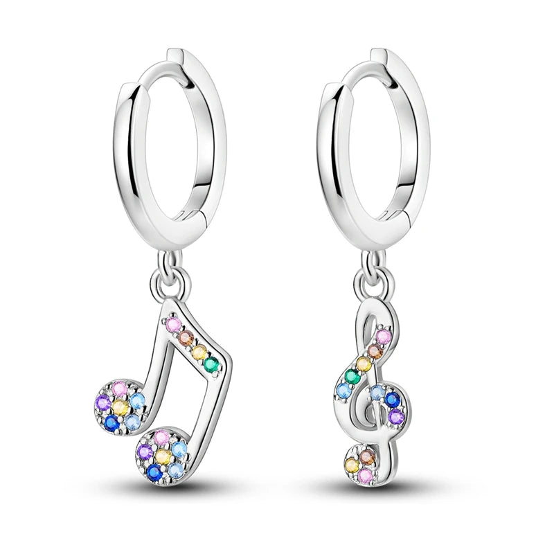New 925 Sterling Silver Wine Cup Butterfly  Women Earrings Brilliant Wedding Engagement Star Earrings Jewelry Gift