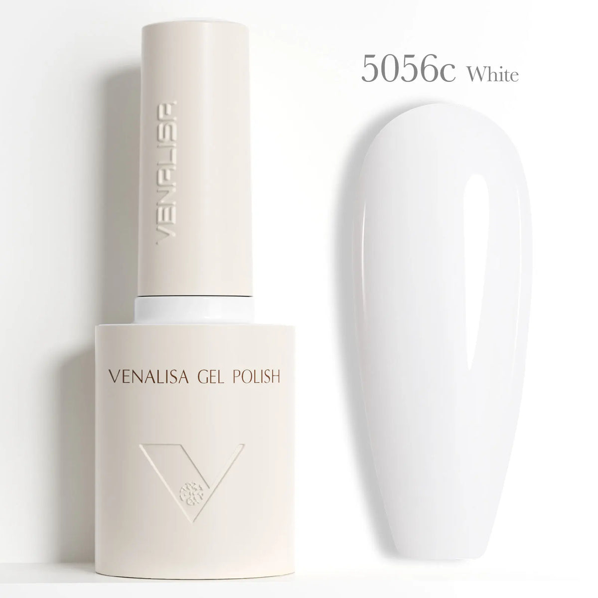 1pc Venalisa Nail Gel Polish Milky White Semi Transparent Hema Free Soak Off UV LED Gel Varnish Soft Brush Round Shape Pigment