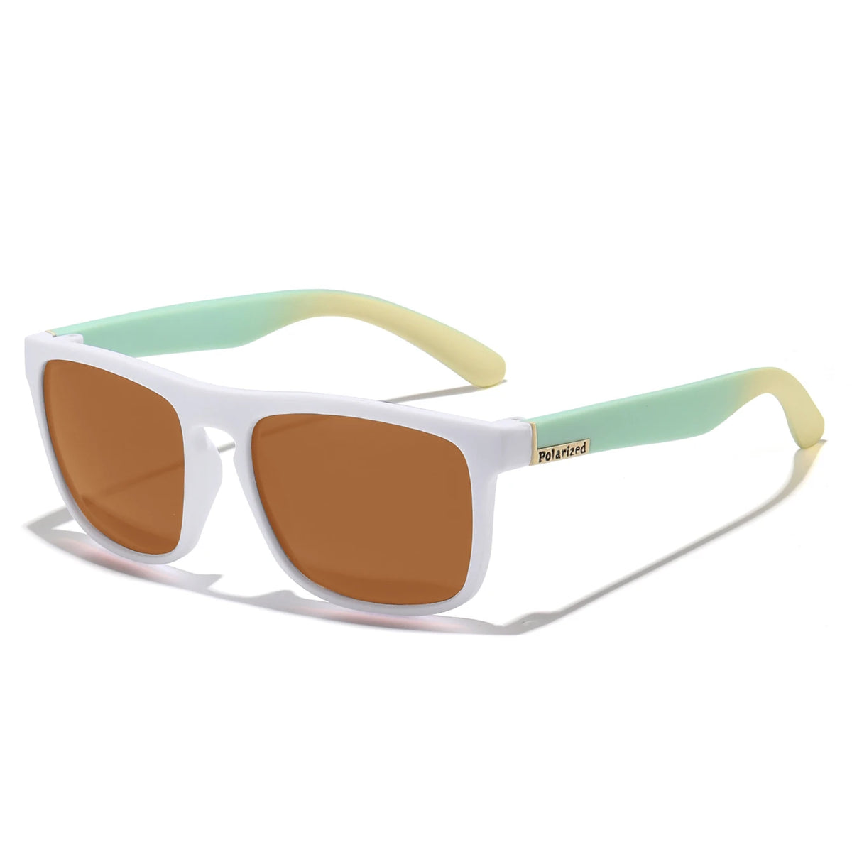 Retro Style Square Frame Polarized Cycling Sunglasses Men Night Vision Car Driving Sunglass Dirt Bike Motorcycle Glasses UV400