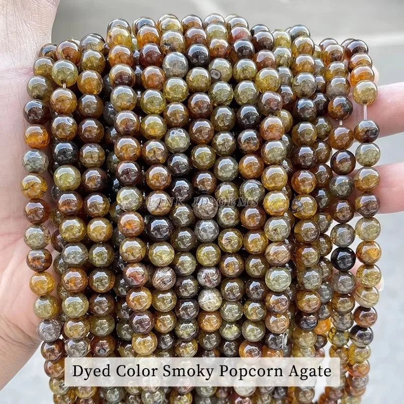 Natural Stone Golden Obsidian Bead Irisation Round Loose Spacer 4 6 8 10 12mm For Jewelry Making Diy Bracelet Necklace Accessory