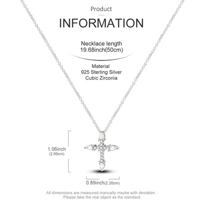 Original 925 Sterling Silver Necklace For Women Pearl Cross Butterfly Turtle Heart Shape Women Necklace Jewelry Gift