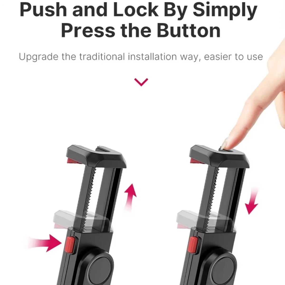 ST-06S Vertical Shooting Phone Mount Holder DSLR Camera Monitor Mount Tripod Mount Clamp for Smartphone Vlog Shooting accessorie