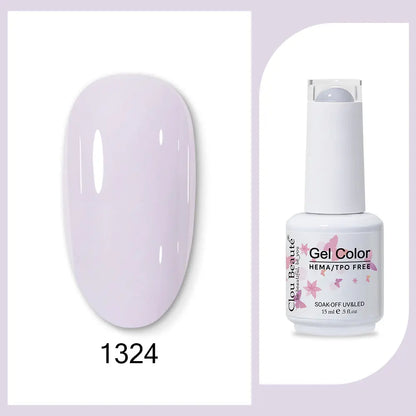 Clou Beaute TPO FREE Nail Gel Polish High Pigment Nail Art Supply Spring Summer Pastal Color Varnish UV Gel Clear Base Top Coat