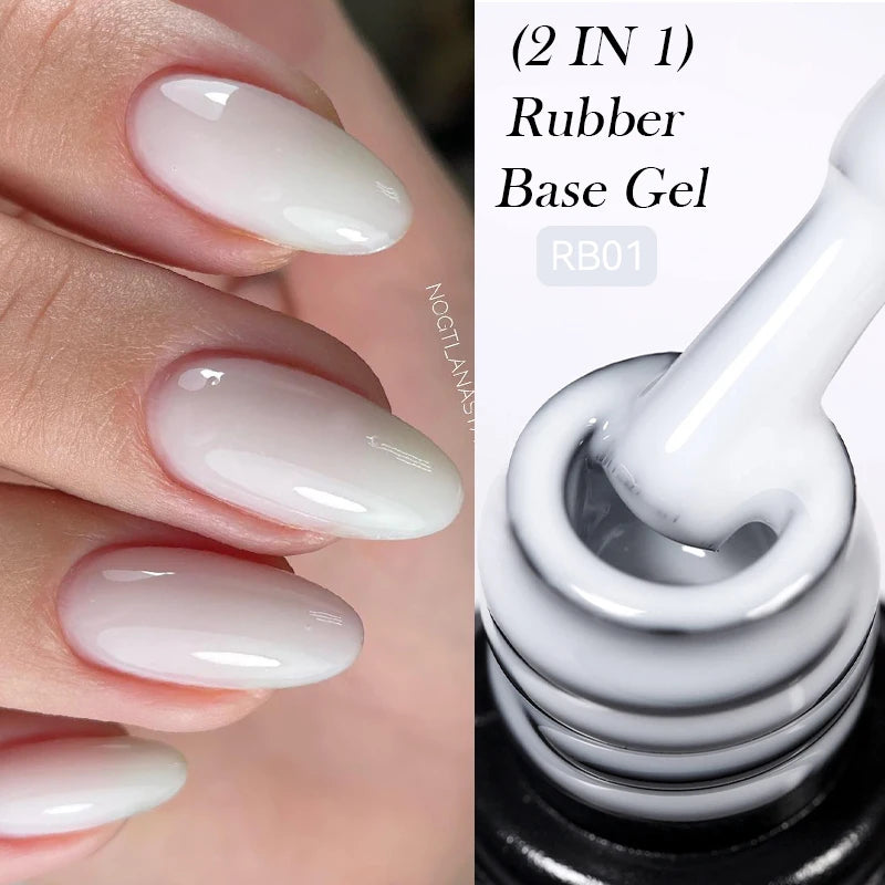 LILYCUTE 7ml Base Nowipe Top Coat Soak Off UV LED Gel Nail Polish Reinforcement Gel Semi Permanent Multifunction Gel Varnishes