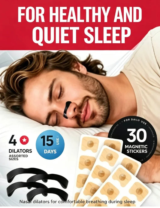 Magnetic Nasal Dilator Anti Snoring Stop Snoring Black Sleep Aid Nose Clip for Men Women