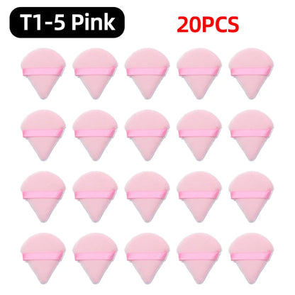OGEYERO Velvet Triangle Powder Puff Make Up Sponges for Face Eyes Contouring Shadow Seal Cosmetic Foundation Makeup Tool