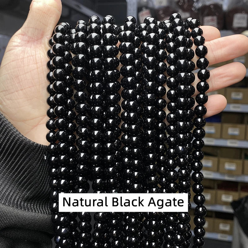 Natural Stone Golden Obsidian Bead Irisation Round Loose Spacer 4 6 8 10 12mm For Jewelry Making Diy Bracelet Necklace Accessory