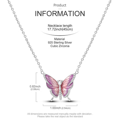 Original 925 Sterling Silver Necklace For Women Pearl Cross Butterfly Turtle Heart Shape Women Necklace Jewelry Gift
