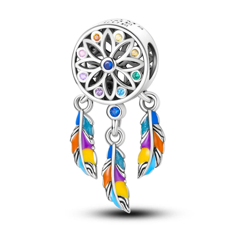 Charm Hot Sales 925 Silver Original Charms Beads Fit Pendant Charm Bracelet Dangle for Women DIY Fine Jewelry Making