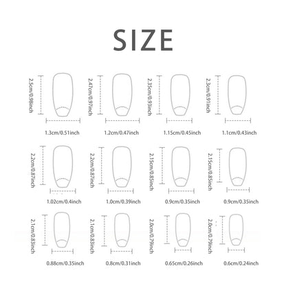 24 Pcs Ballerina Press On Nails Pink Gradient Fake Nails Glossy Artificial Finger Manicure Reusable False Nails For Women