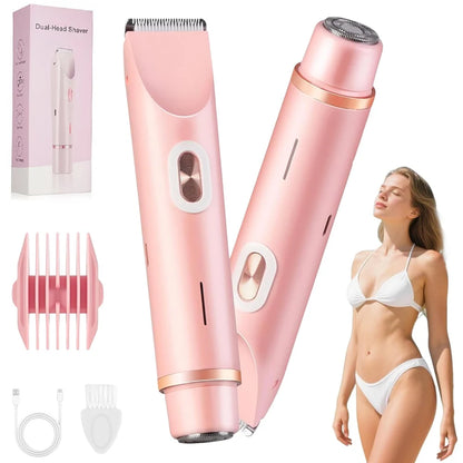 Bikini Trimmer Electric Razors for Women,  Body Hair Trimmer, IPX7 Waterproof Rechargeable Lady Shaver