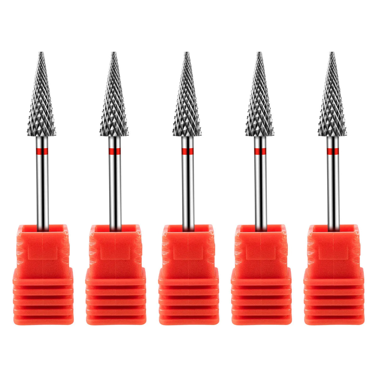 Tip Tungsten Carbid Nail Drill Bits Electric Manicure Drill Accessory Milling Cutters for Nail Gel Polish Remover Nail Tools