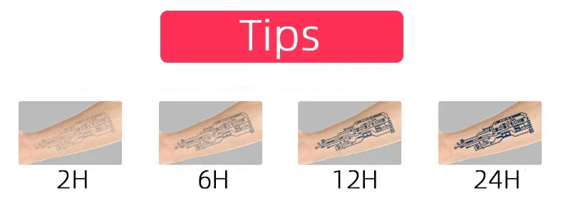 Lasting Herbal Medusa Fake Tattoo for Woman Man Arm Art Tattoo Sticker Sexy Temporary Tattoo Waterproof Tatuajes Temporales