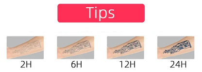 Lasting Herbal Medusa Fake Tattoo for Woman Man Arm Art Tattoo Sticker Sexy Temporary Tattoo Waterproof Tatuajes Temporales