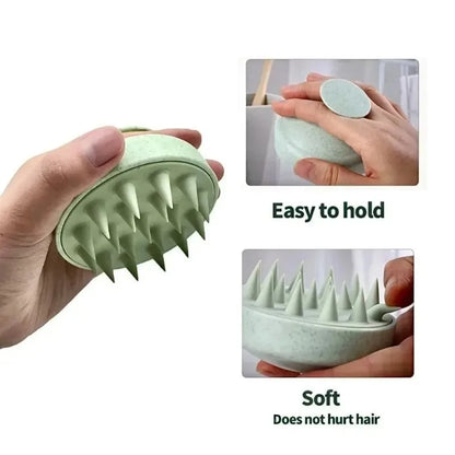 Head Cleansing and Massage Wet and Dry Scalp Massage Brush Soft Massage Cushioned Airbag Non-invasive Scalp Deep Conditioning