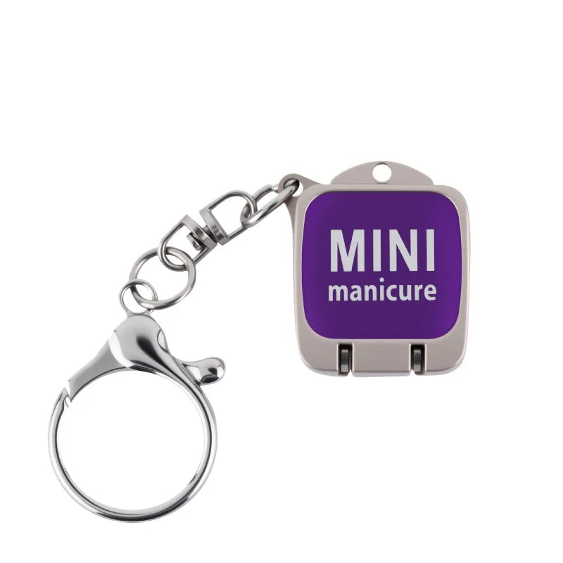 1pcs Nail Clippers Collapsible Portable Travel Fingernail Nail Scissors Cutter Stainless Steel Manicure Tools