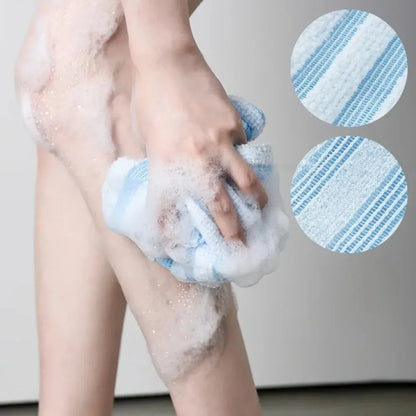 Japanese Nylon Exfoliating Back Rubbing Wash Cloth Body Scrub Towel Shower Sponge Bathroom Accessories