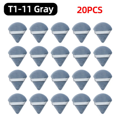 OGEYERO Velvet Triangle Powder Puff Make Up Sponges for Face Eyes Contouring Shadow Seal Cosmetic Foundation Makeup Tool