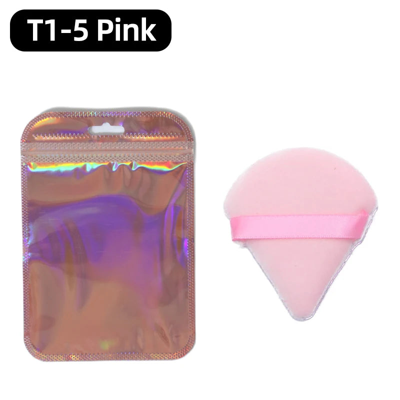 OGEYERO Velvet Triangle Powder Puff Make Up Sponges for Face Eyes Contouring Shadow Seal Cosmetic Foundation Makeup Tool