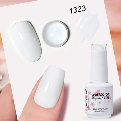 Clou Beaute TPO FREE Nail Gel Polish High Pigment Nail Art Supply Spring Summer Pastal Color Varnish UV Gel Clear Base Top Coat