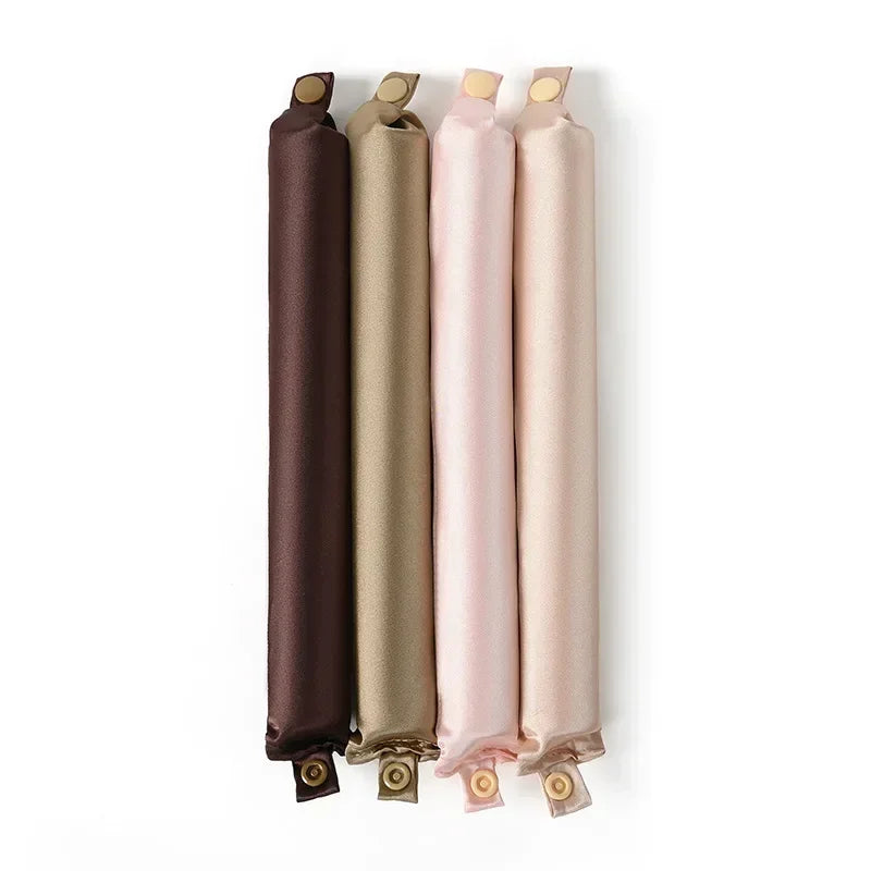 Heatless Curling Rod Headband Satin Hair Curler No Heat Hair Rollers Lazy Curls Soft Curlers Sleeping Flexi Rods Styling Tools