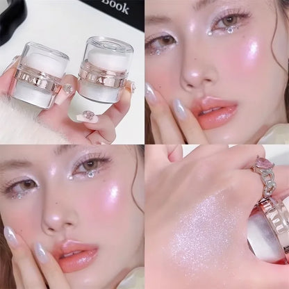 Glitter Fairy Highlight Pat Powder Bride Wedding Highlight Powder Body Glitter Powder To Create Sparkle Makeup,for Gift/Party