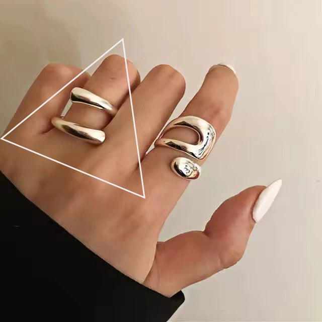 VENTFILLE 925 Sterling Silve Flower Ring for Women Gift Hollow Out Design Retro Hip Hop Versatile Jewelry Party Gift Dropship