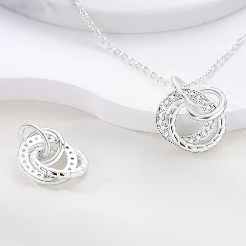 Original 925 Sterling Silver Necklace For Women Pearl Cross Butterfly Turtle Heart Shape Women Necklace Jewelry Gift