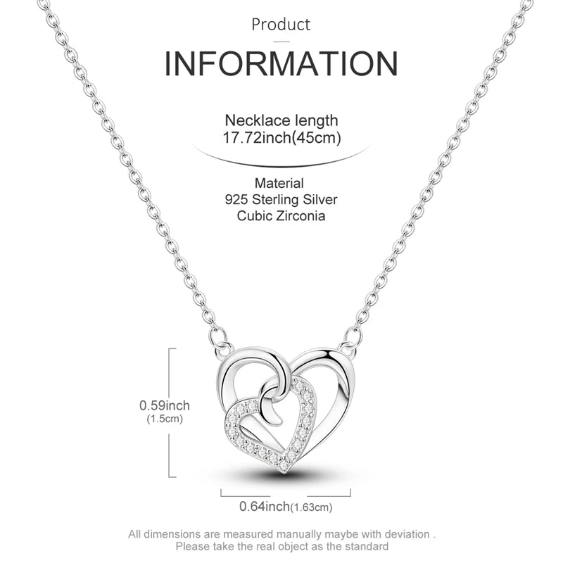 Original 925 Sterling Silver Necklace For Women Pearl Cross Butterfly Turtle Heart Shape Women Necklace Jewelry Gift
