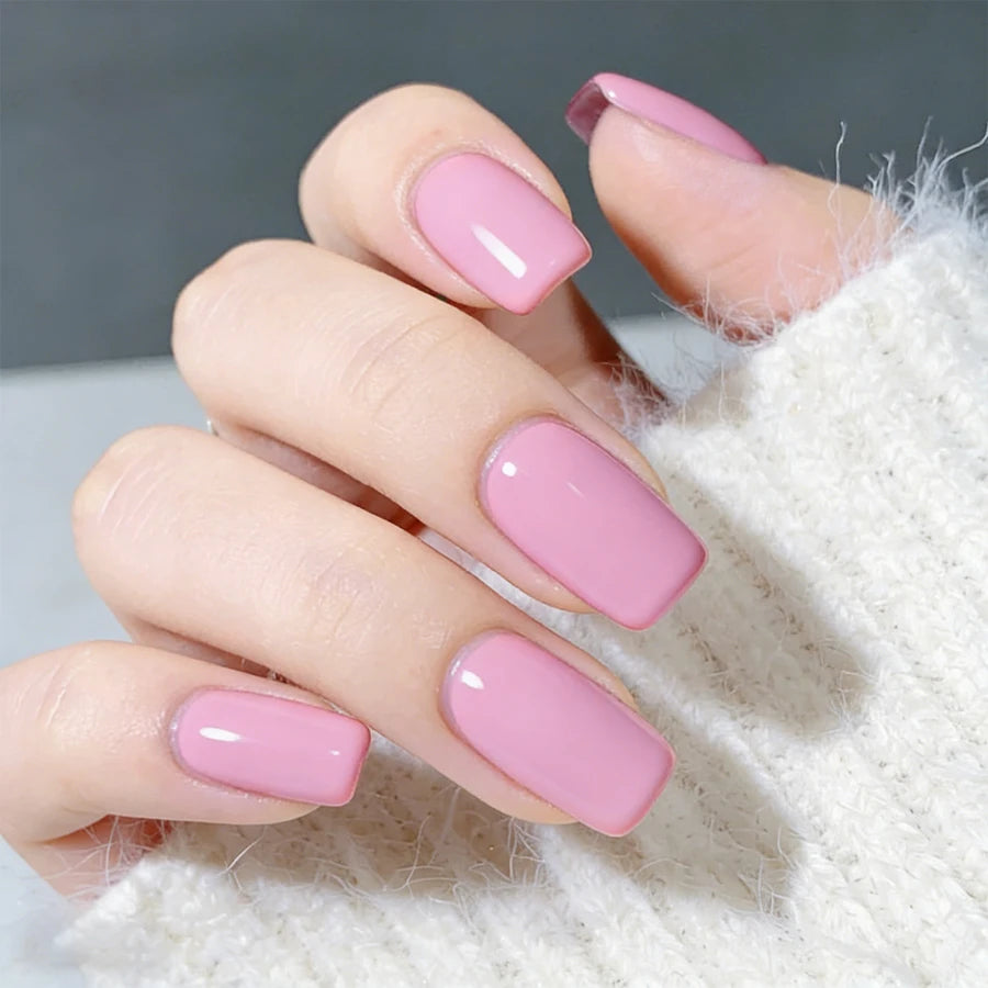 QAZIXU Pink Glitter Nail Gel Semi Permanent Nail Art Soak Off UV LED Nail Salon DIY Nail Salon Gel For Spring & Summer