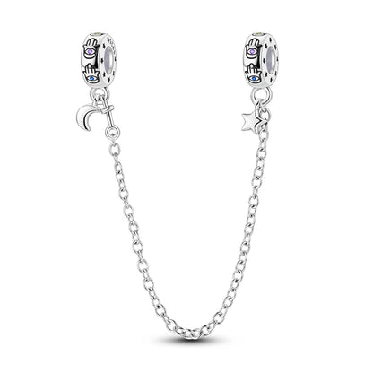 Hot Sales 925 Sterling Silver Charms Beads Devil's Eye Fatima's Hand Cross Beads Fit Original Bracelet Women DIY Jewelry Gifts