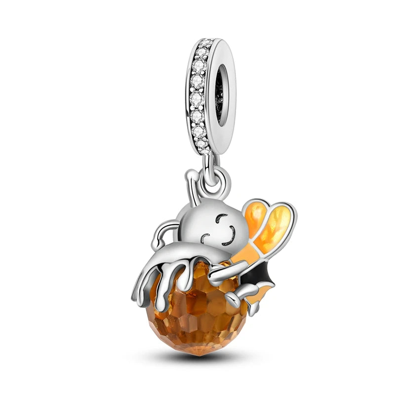 Charm Hot Sales 925 Silver Original Charms Beads Fit Pendant Charm Bracelet Dangle for Women DIY Fine Jewelry Making