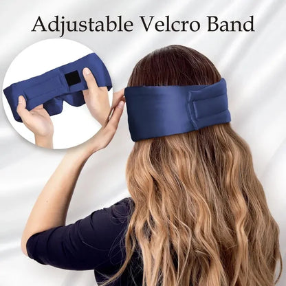 Mulberry Silk Light Blocking Sleep Eyemask Soft Padded Travel Eyeshade Comfort Sleeping Aid For Home Trip