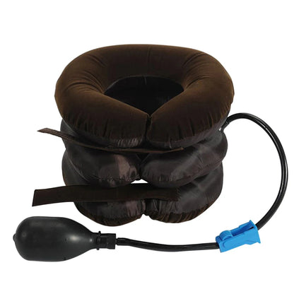 Inflatable Neck Stretcher Cervical Traction Device – Neck Brace Support for Home & Office Use