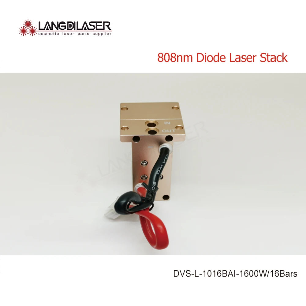 DVS-L-1016BAI Cosmetical-Diode-Laser-Stack With Output Power 1600W/16 Bars Assemble/Per Bar Power 100W /Warranty 10 Millions