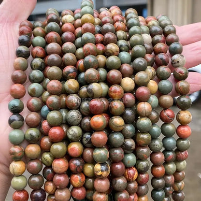 Natural Stone Golden Obsidian Bead Irisation Round Loose Spacer 4 6 8 10 12mm For Jewelry Making Diy Bracelet Necklace Accessory