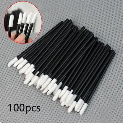 Makeup Brushes 5/50/100 Pcs Black Lip Brushes Applicator Eyelash Brushes Gloss Lipstick Wands Cosmetic Professional Make Up Tool