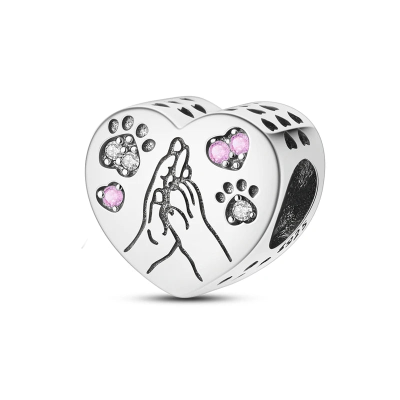 Charm Hot Sales 925 Silver Original Charms Beads Fit Pendant Charm Bracelet Dangle for Women DIY Fine Jewelry Making