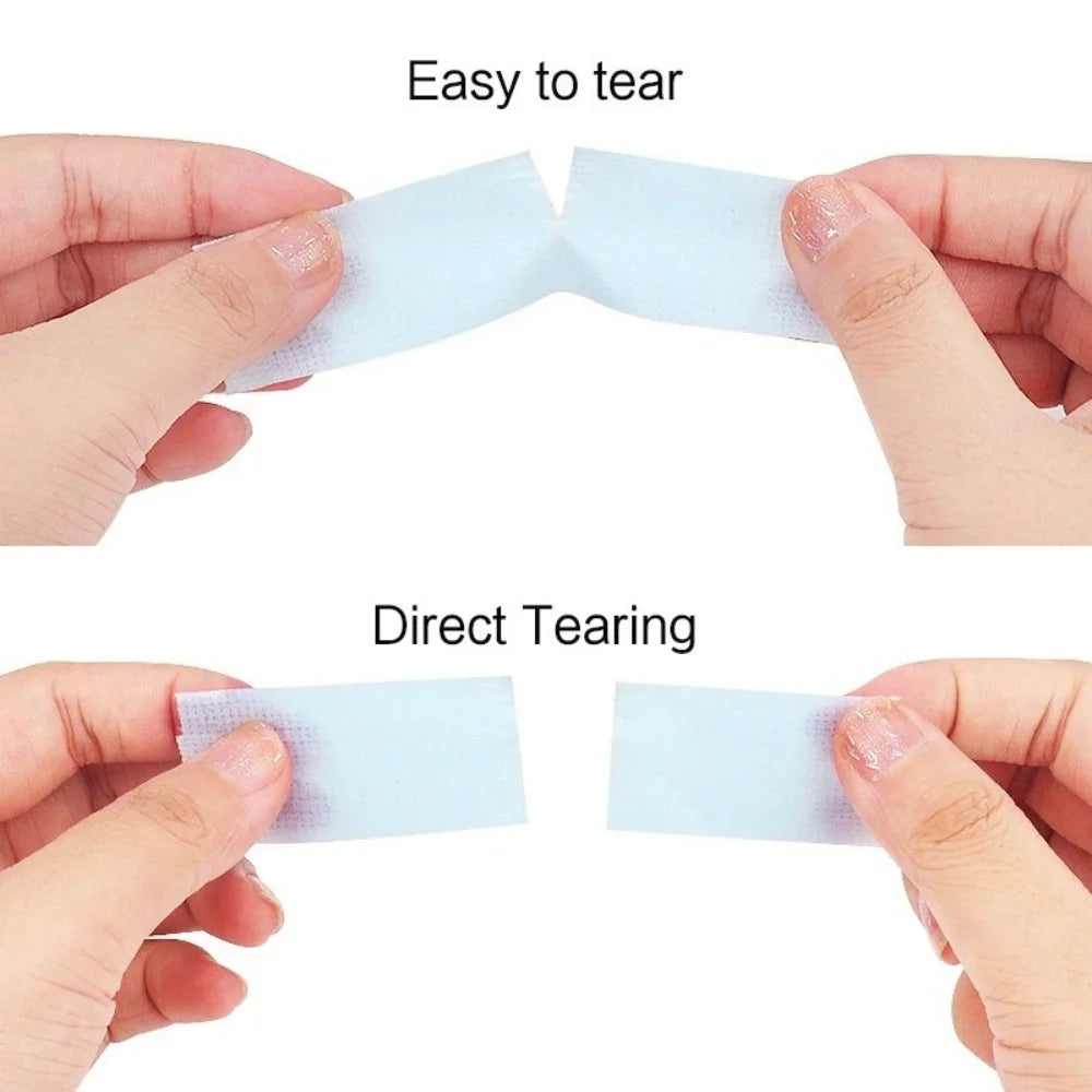 NonWoven Silicone Gel Tape Sensitive Skin Color Tape,Multi Use Micropore Breathable Under Eye Pad Patches,Eyelash Extension Tool