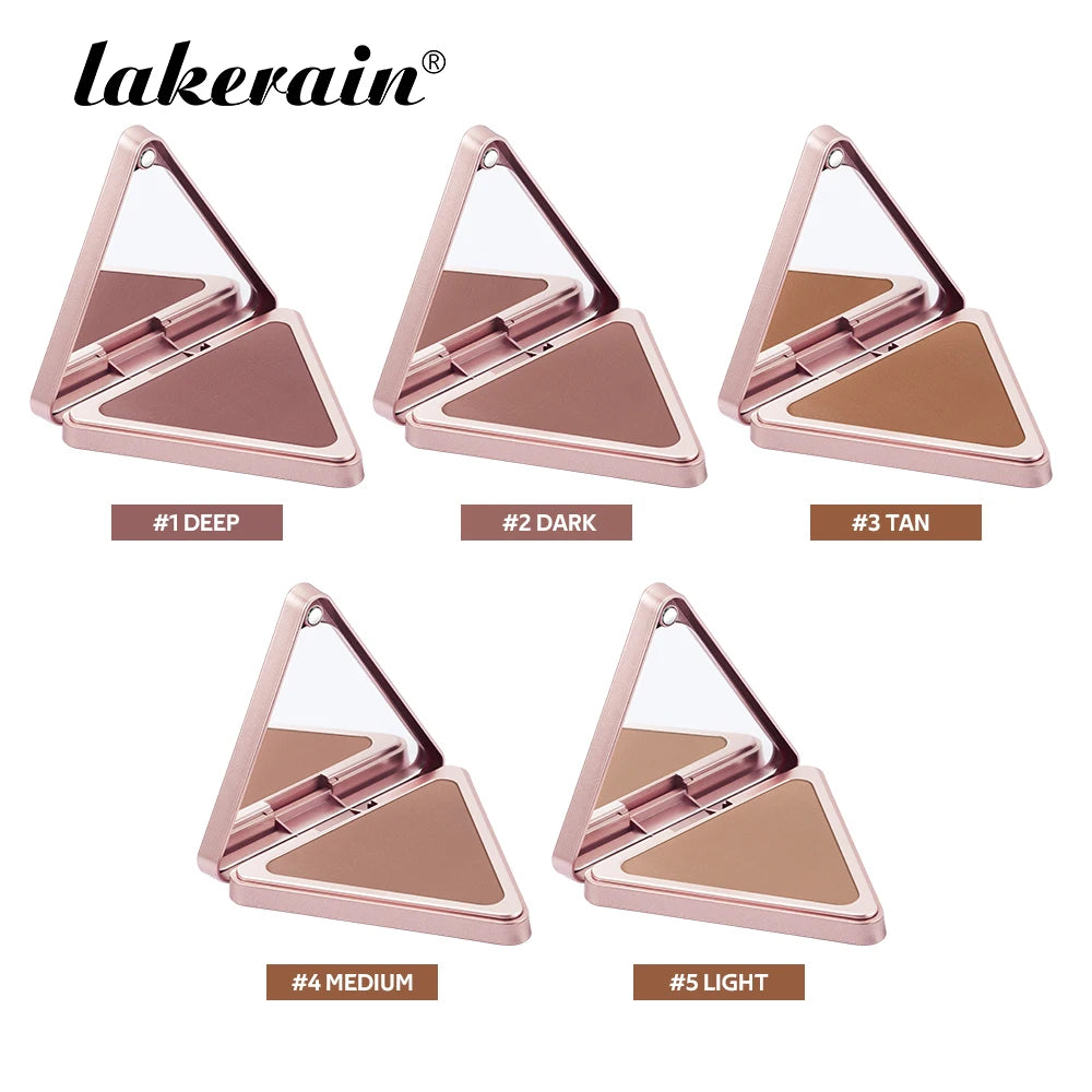 Matte Bronzer Powder Long-Lasting Makeup Effect Waterproof Sweatproof Setting Powder Oil Control Bronzers Smooth Face Makeup
