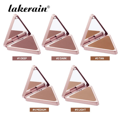 Matte Bronzer Powder Long-Lasting Makeup Effect Waterproof Sweatproof Setting Powder Oil Control Bronzers Smooth Face Makeup