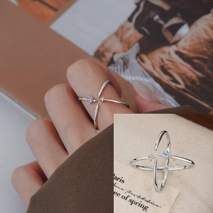 VENTFILLE 925 Sterling Silve Flower Ring for Women Gift Hollow Out Design Retro Hip Hop Versatile Jewelry Party Gift Dropship